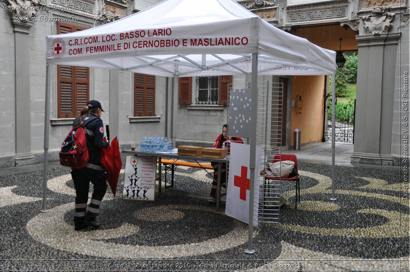 Como - 18 settembre 2010 - Gara Nazionale di Primo Soccorso -  Croce Rossa Italiana - Ispettorato Regionale Volontari del Soccorso Piemonte