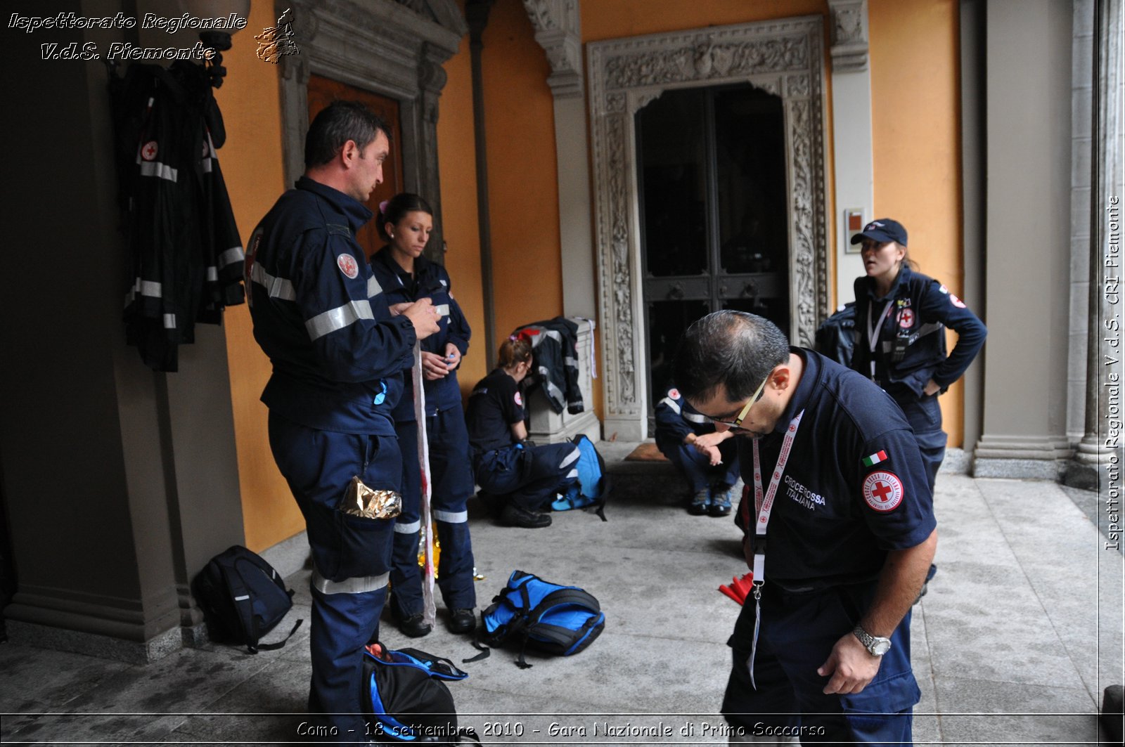 Como - 18 settembre 2010 - Gara Nazionale di Primo Soccorso -  Croce Rossa Italiana - Ispettorato Regionale Volontari del Soccorso Piemonte