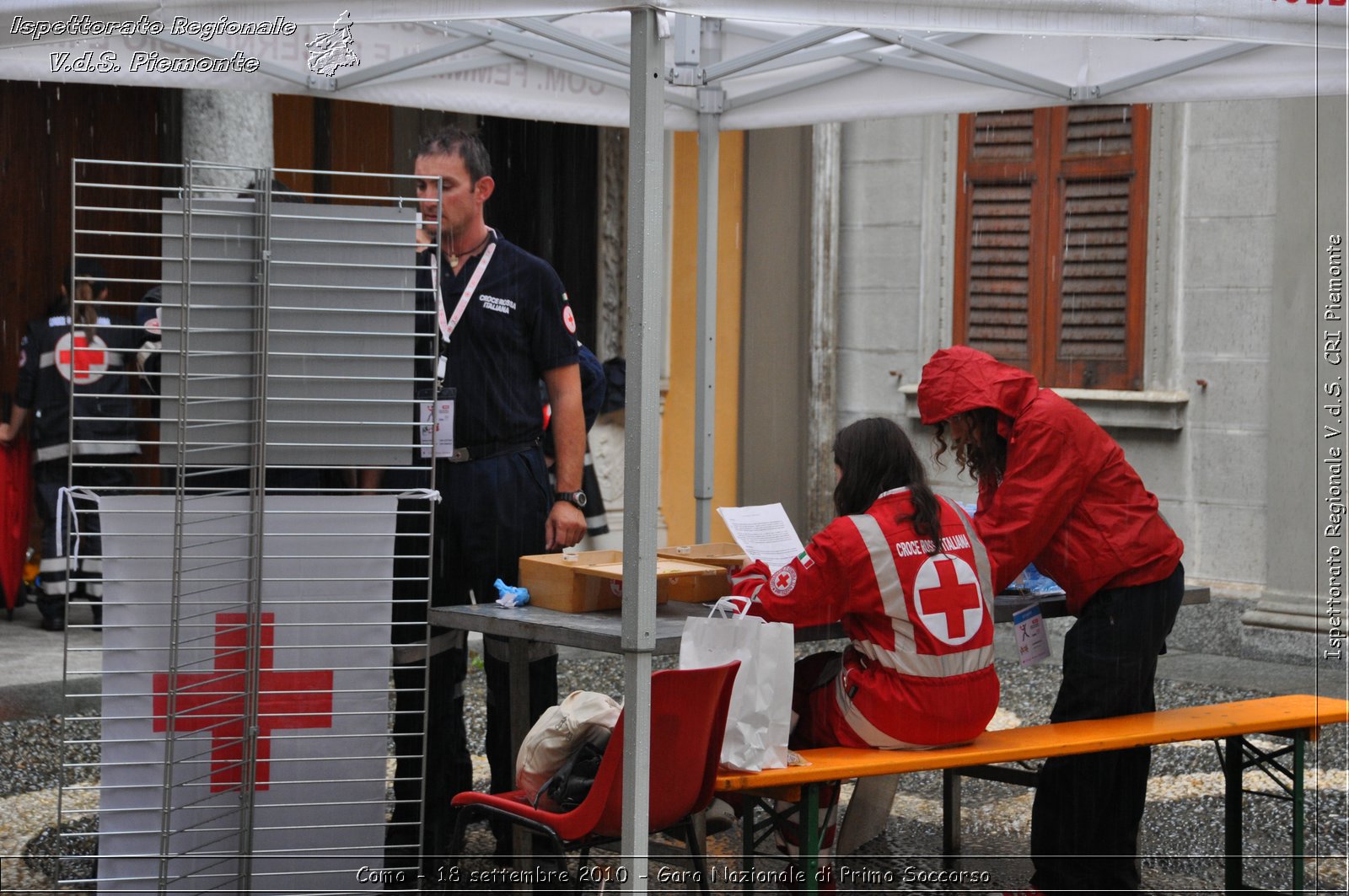 Como - 18 settembre 2010 - Gara Nazionale di Primo Soccorso -  Croce Rossa Italiana - Ispettorato Regionale Volontari del Soccorso Piemonte