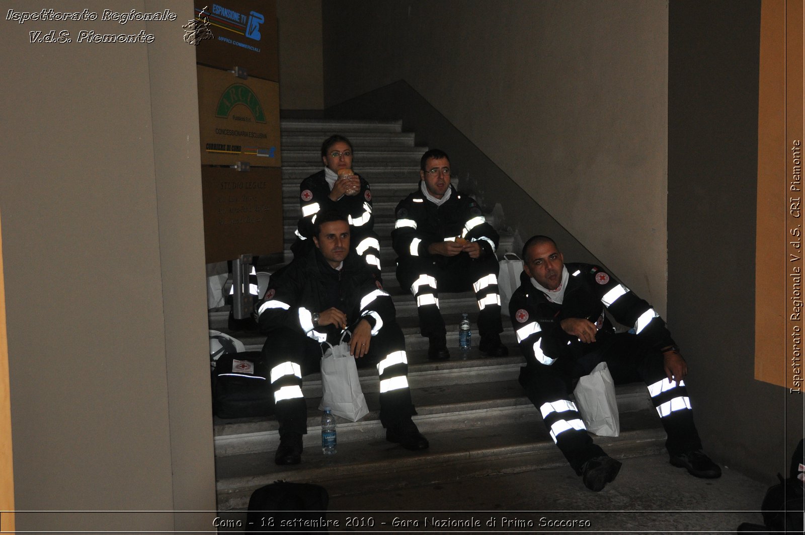 Como - 18 settembre 2010 - Gara Nazionale di Primo Soccorso -  Croce Rossa Italiana - Ispettorato Regionale Volontari del Soccorso Piemonte