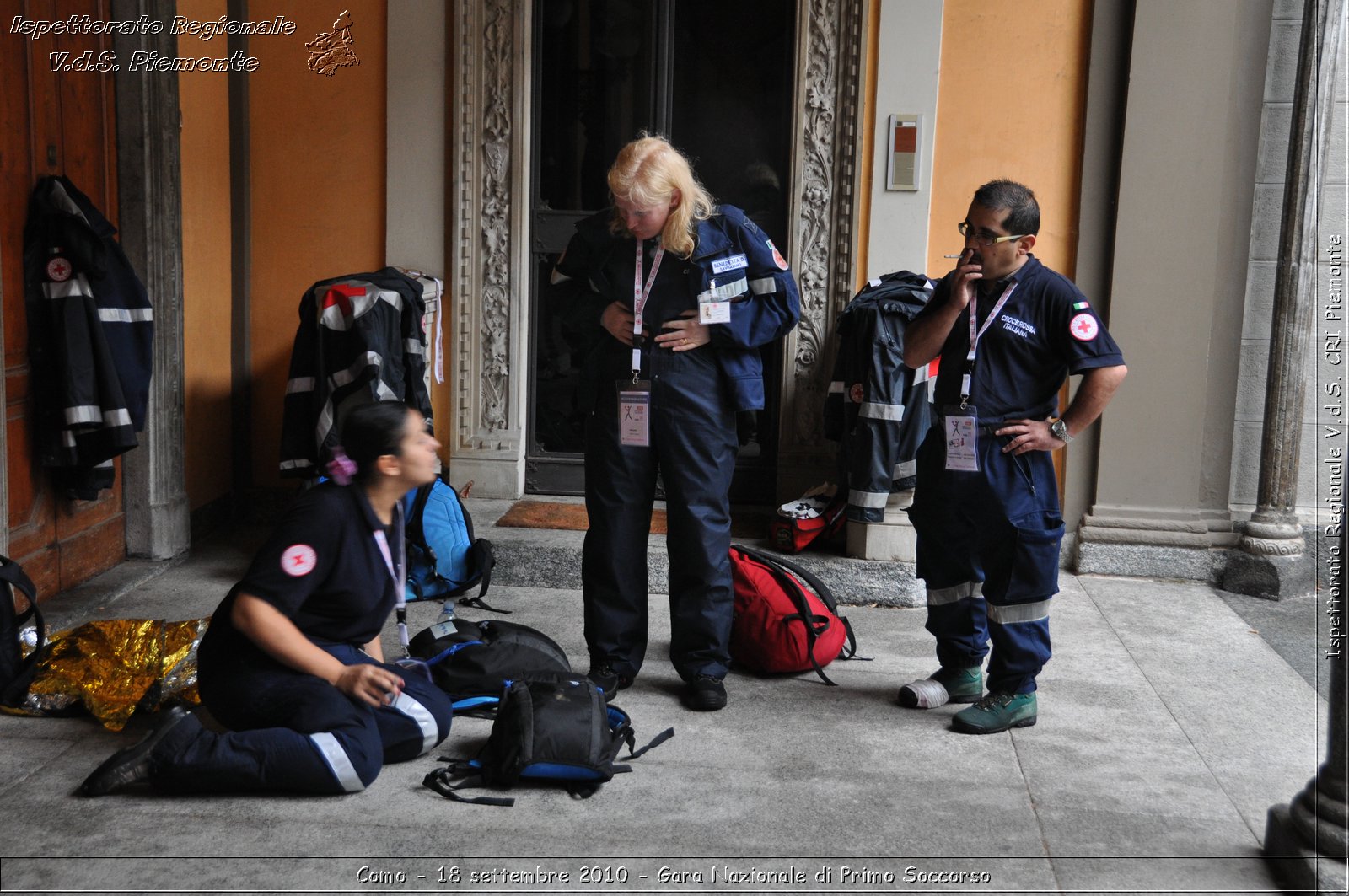 Como - 18 settembre 2010 - Gara Nazionale di Primo Soccorso -  Croce Rossa Italiana - Ispettorato Regionale Volontari del Soccorso Piemonte