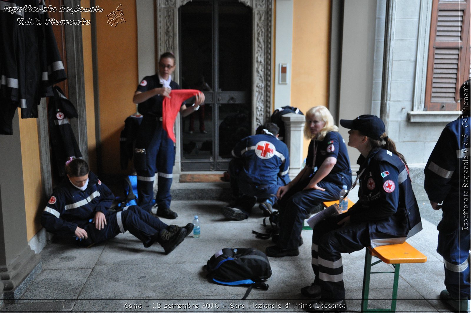 Como - 18 settembre 2010 - Gara Nazionale di Primo Soccorso -  Croce Rossa Italiana - Ispettorato Regionale Volontari del Soccorso Piemonte