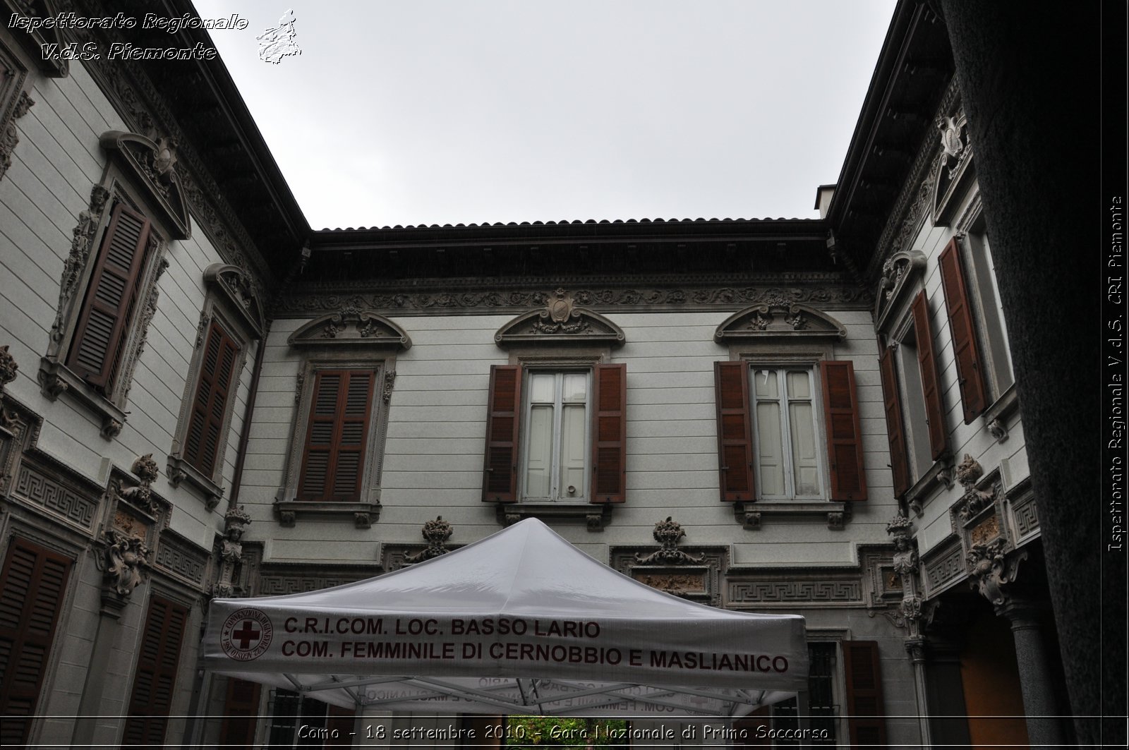 Como - 18 settembre 2010 - Gara Nazionale di Primo Soccorso -  Croce Rossa Italiana - Ispettorato Regionale Volontari del Soccorso Piemonte