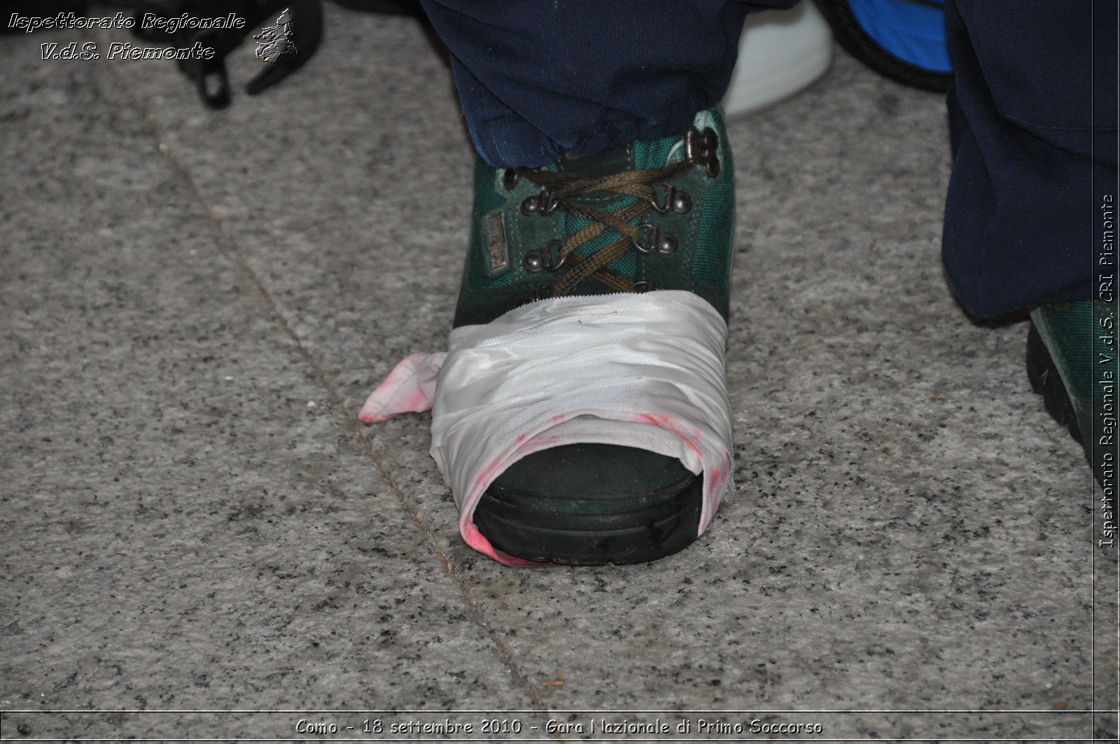 Como - 18 settembre 2010 - Gara Nazionale di Primo Soccorso -  Croce Rossa Italiana - Ispettorato Regionale Volontari del Soccorso Piemonte