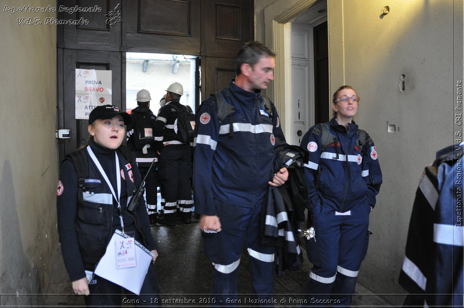 Como - 18 settembre 2010 - Gara Nazionale di Primo Soccorso -  Croce Rossa Italiana - Ispettorato Regionale Volontari del Soccorso Piemonte