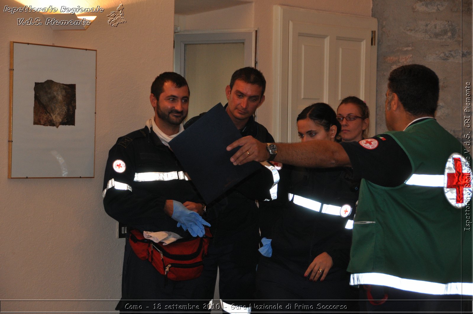 Como - 18 settembre 2010 - Gara Nazionale di Primo Soccorso -  Croce Rossa Italiana - Ispettorato Regionale Volontari del Soccorso Piemonte