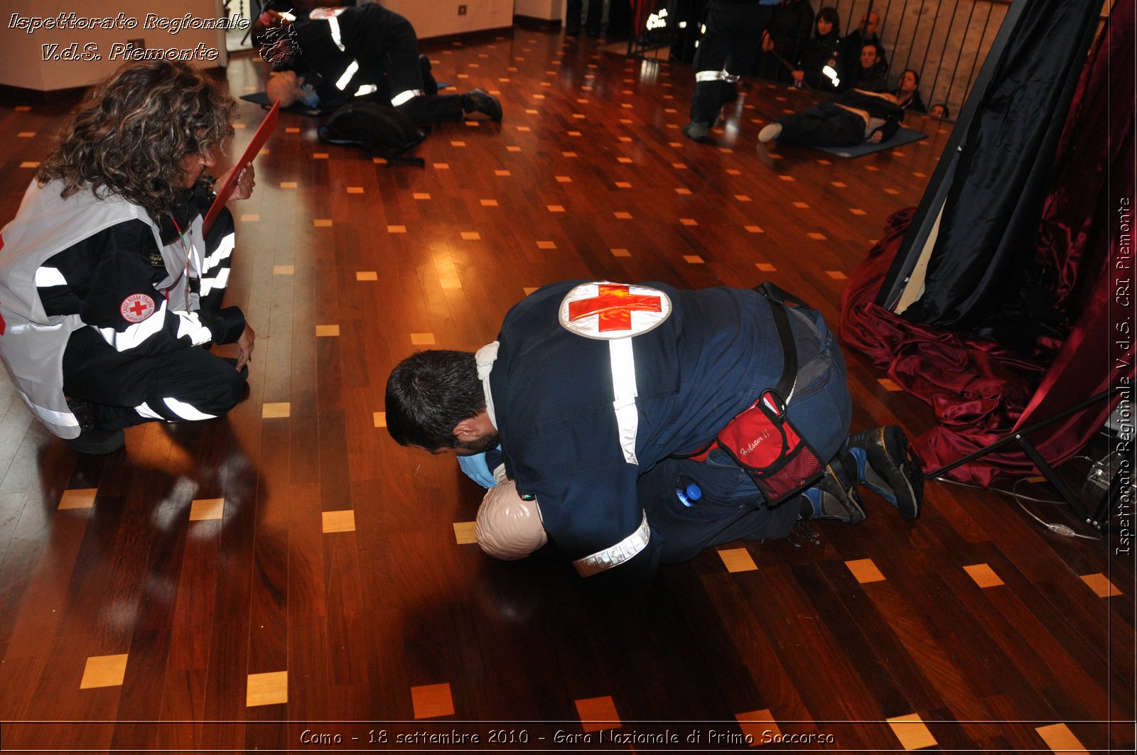 Como - 18 settembre 2010 - Gara Nazionale di Primo Soccorso -  Croce Rossa Italiana - Ispettorato Regionale Volontari del Soccorso Piemonte