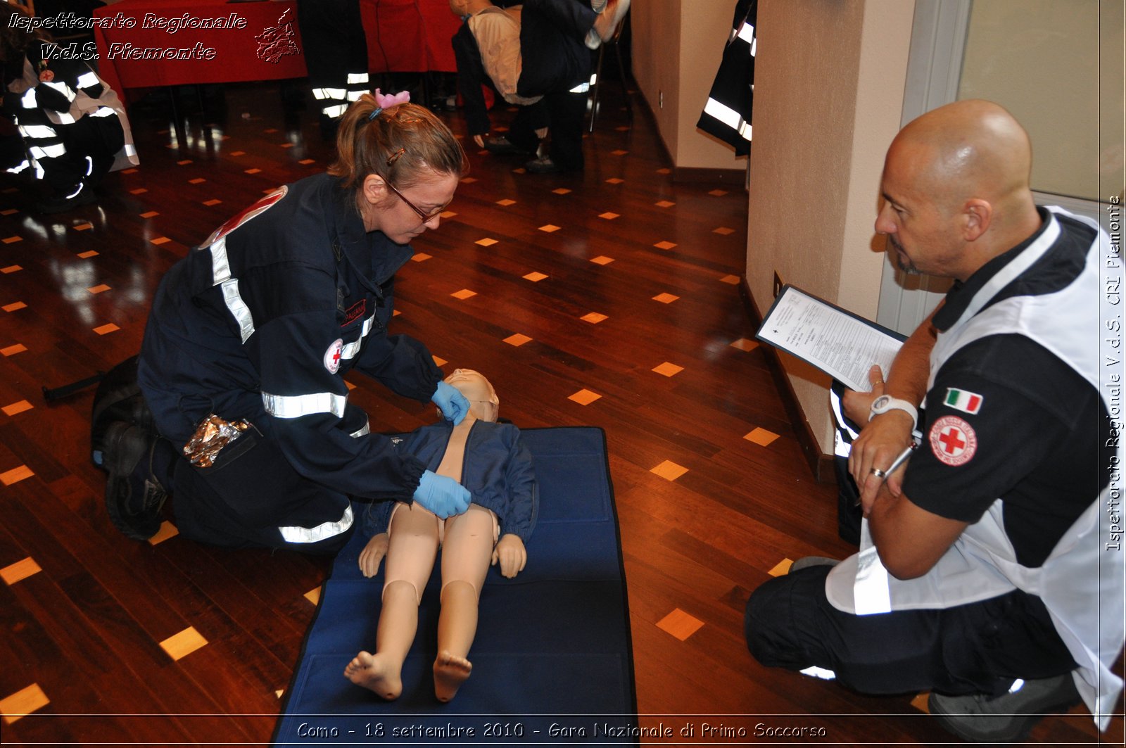 Como - 18 settembre 2010 - Gara Nazionale di Primo Soccorso -  Croce Rossa Italiana - Ispettorato Regionale Volontari del Soccorso Piemonte