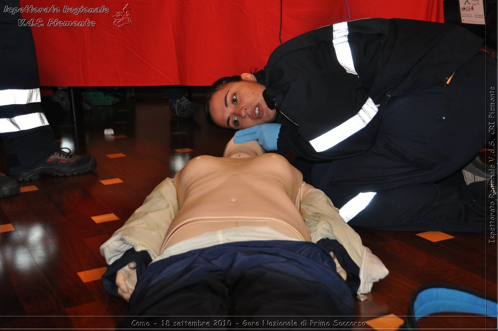 Como - 18 settembre 2010 - Gara Nazionale di Primo Soccorso -  Croce Rossa Italiana - Ispettorato Regionale Volontari del Soccorso Piemonte