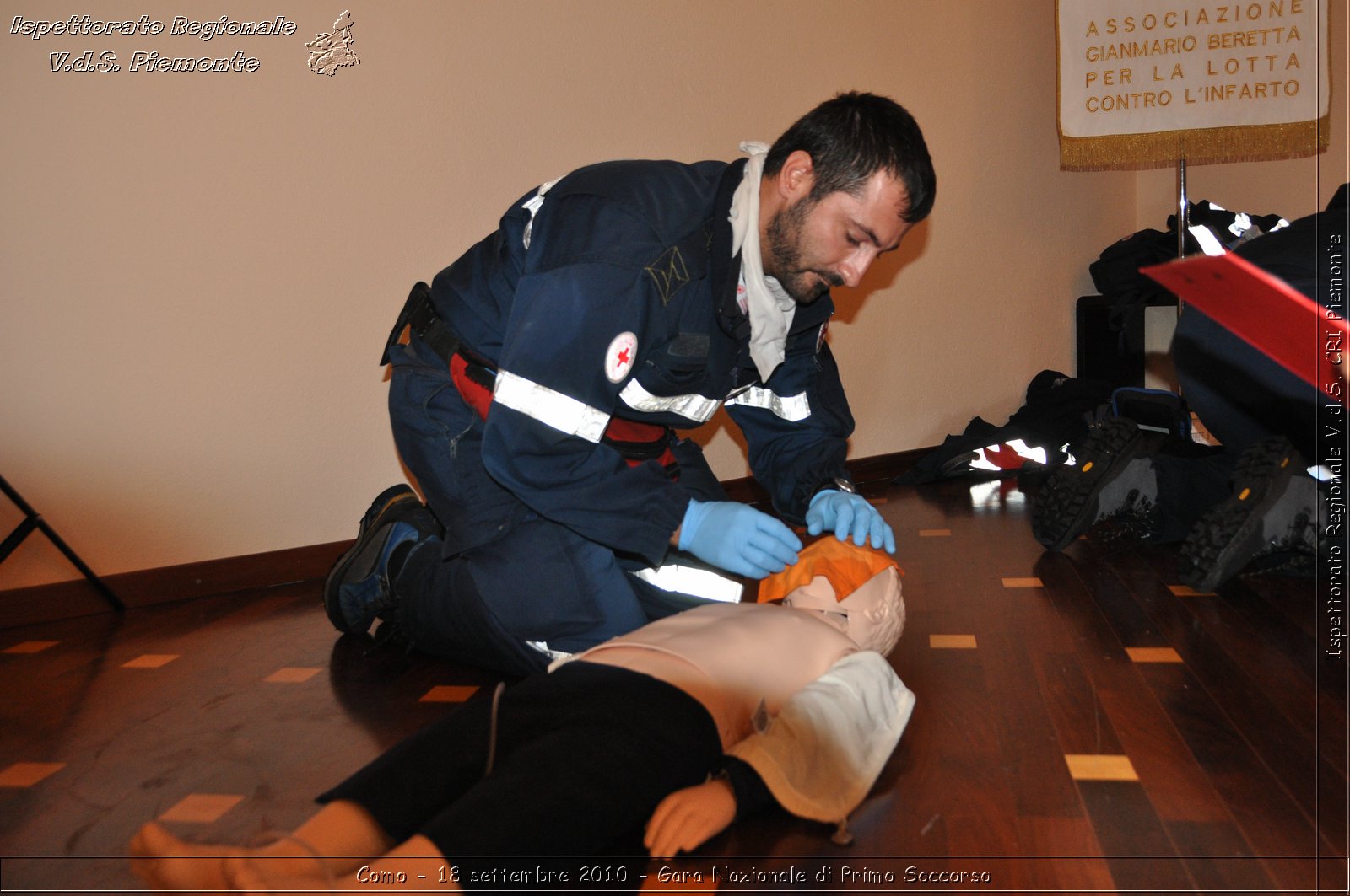 Como - 18 settembre 2010 - Gara Nazionale di Primo Soccorso -  Croce Rossa Italiana - Ispettorato Regionale Volontari del Soccorso Piemonte