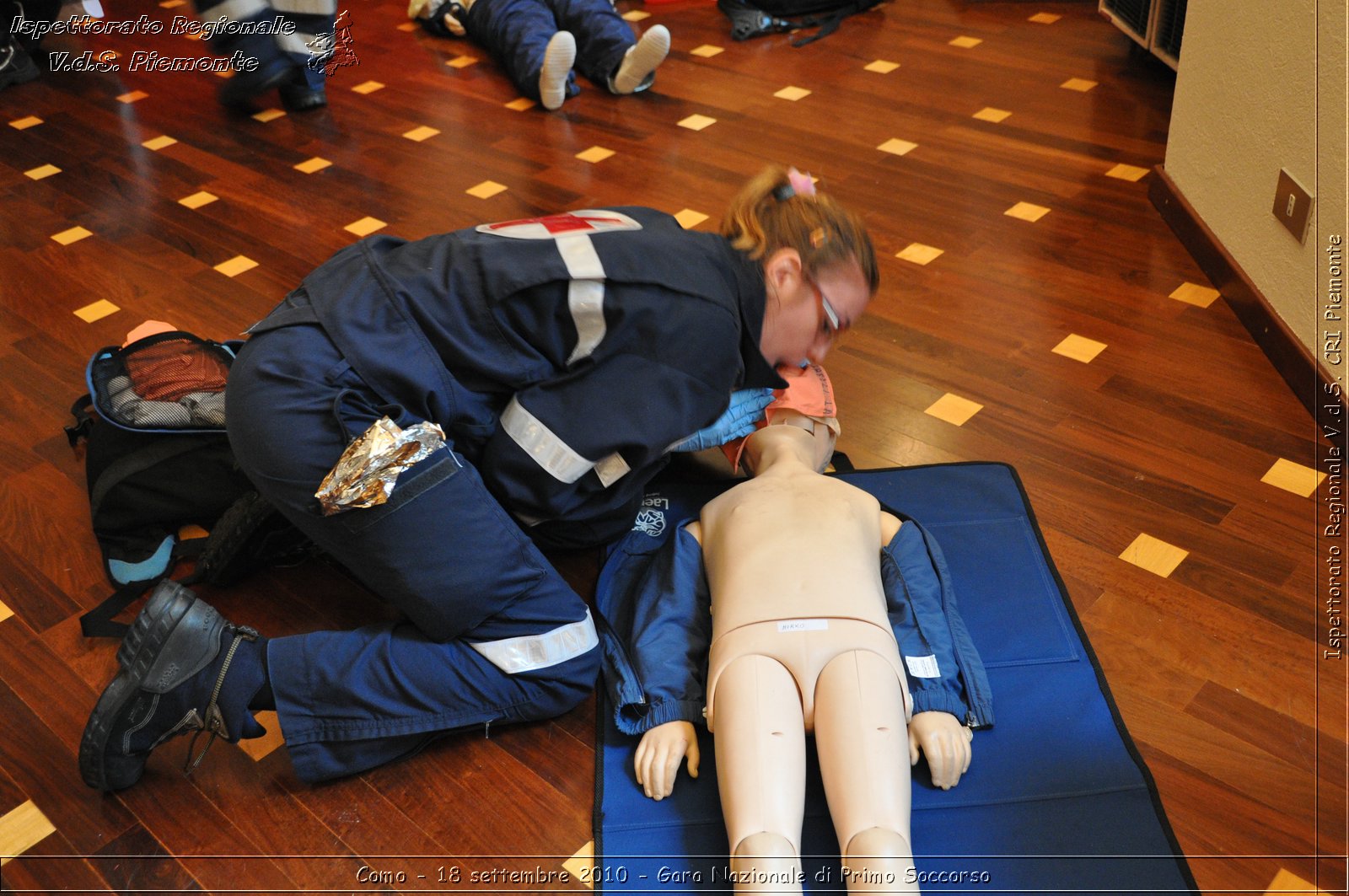 Como - 18 settembre 2010 - Gara Nazionale di Primo Soccorso -  Croce Rossa Italiana - Ispettorato Regionale Volontari del Soccorso Piemonte