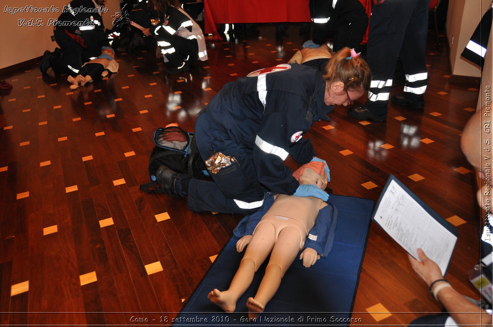 Como - 18 settembre 2010 - Gara Nazionale di Primo Soccorso -  Croce Rossa Italiana - Ispettorato Regionale Volontari del Soccorso Piemonte