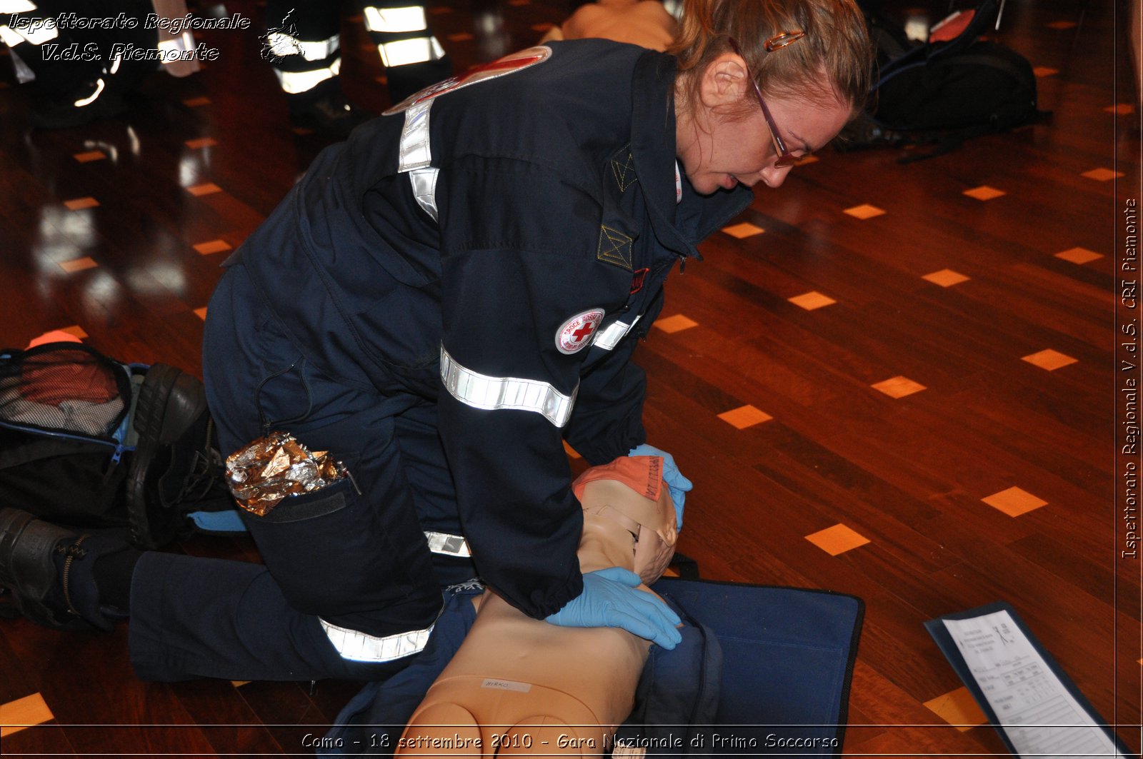 Como - 18 settembre 2010 - Gara Nazionale di Primo Soccorso -  Croce Rossa Italiana - Ispettorato Regionale Volontari del Soccorso Piemonte