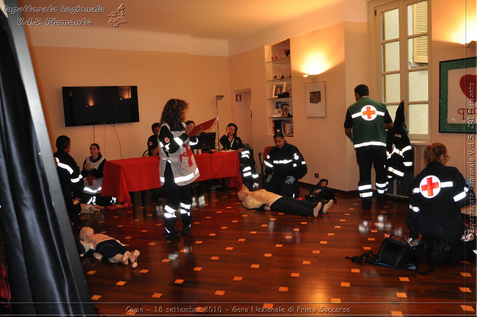 Como - 18 settembre 2010 - Gara Nazionale di Primo Soccorso -  Croce Rossa Italiana - Ispettorato Regionale Volontari del Soccorso Piemonte