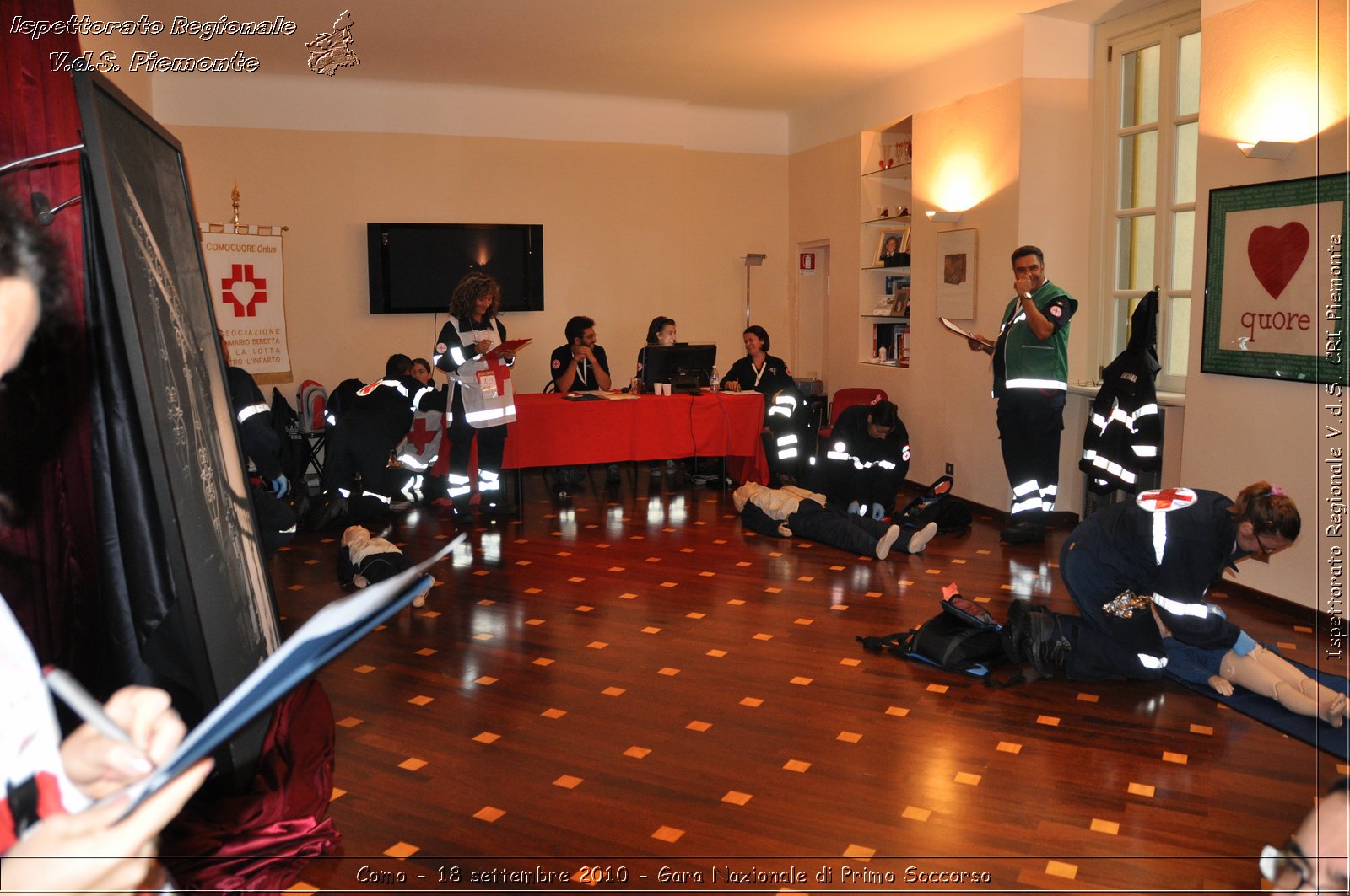 Como - 18 settembre 2010 - Gara Nazionale di Primo Soccorso -  Croce Rossa Italiana - Ispettorato Regionale Volontari del Soccorso Piemonte