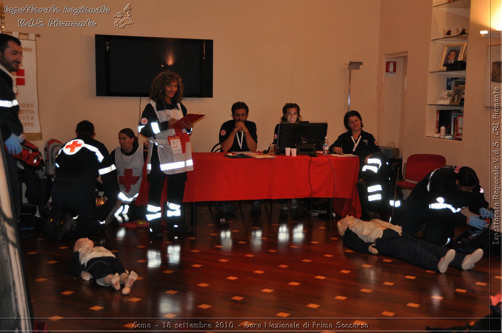 Como - 18 settembre 2010 - Gara Nazionale di Primo Soccorso -  Croce Rossa Italiana - Ispettorato Regionale Volontari del Soccorso Piemonte