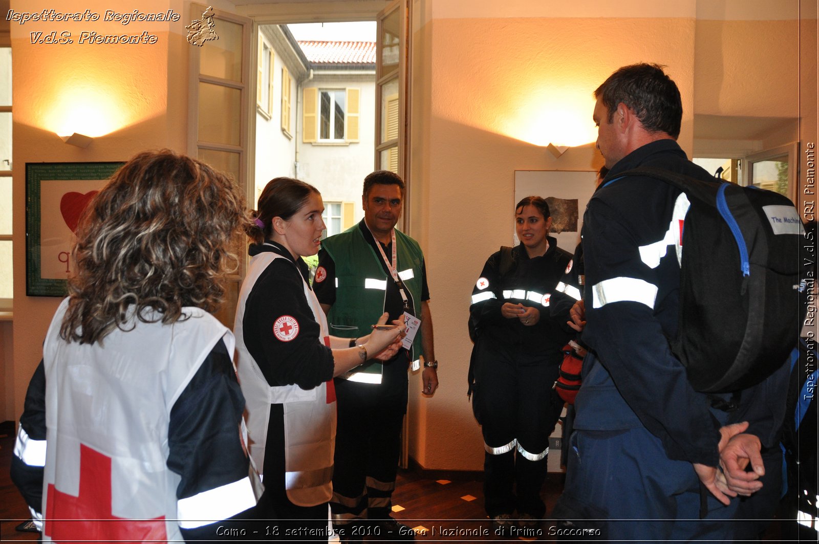 Como - 18 settembre 2010 - Gara Nazionale di Primo Soccorso -  Croce Rossa Italiana - Ispettorato Regionale Volontari del Soccorso Piemonte