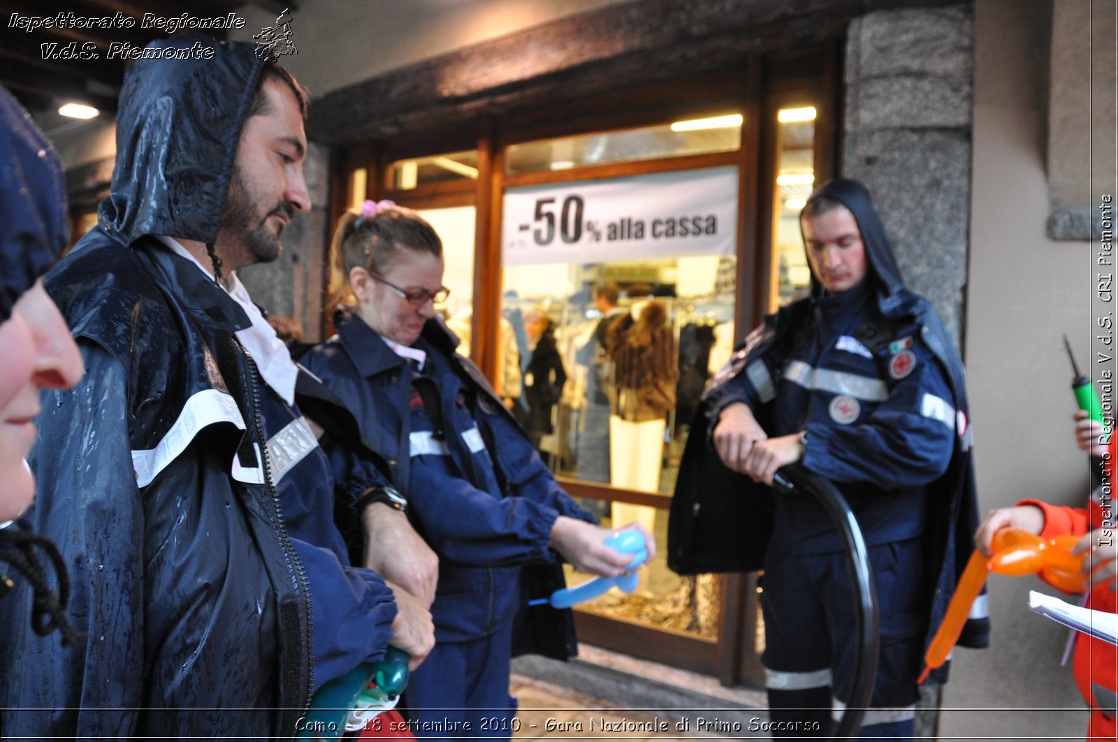 Como - 18 settembre 2010 - Gara Nazionale di Primo Soccorso -  Croce Rossa Italiana - Ispettorato Regionale Volontari del Soccorso Piemonte