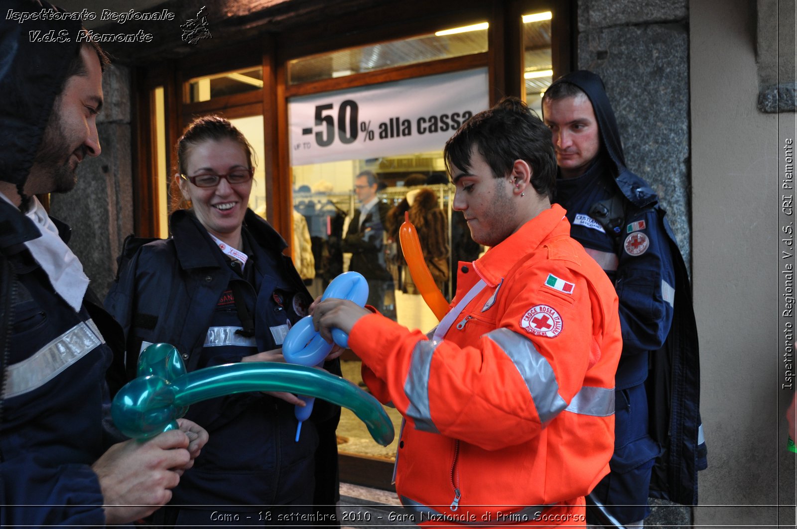 Como - 18 settembre 2010 - Gara Nazionale di Primo Soccorso -  Croce Rossa Italiana - Ispettorato Regionale Volontari del Soccorso Piemonte