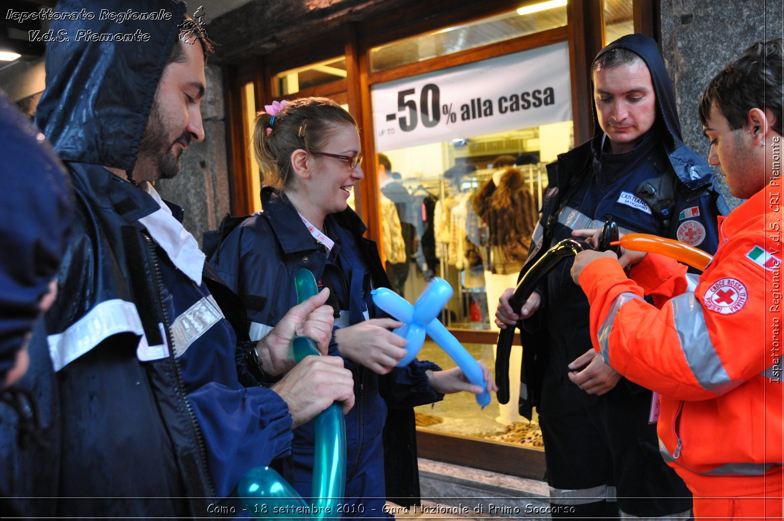 Como - 18 settembre 2010 - Gara Nazionale di Primo Soccorso -  Croce Rossa Italiana - Ispettorato Regionale Volontari del Soccorso Piemonte