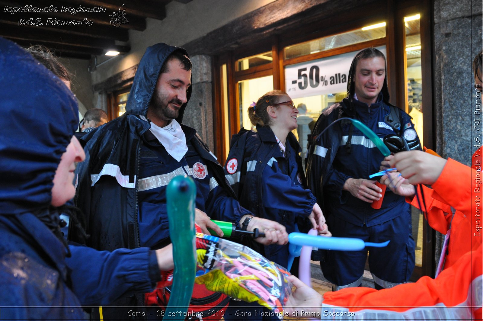 Como - 18 settembre 2010 - Gara Nazionale di Primo Soccorso -  Croce Rossa Italiana - Ispettorato Regionale Volontari del Soccorso Piemonte