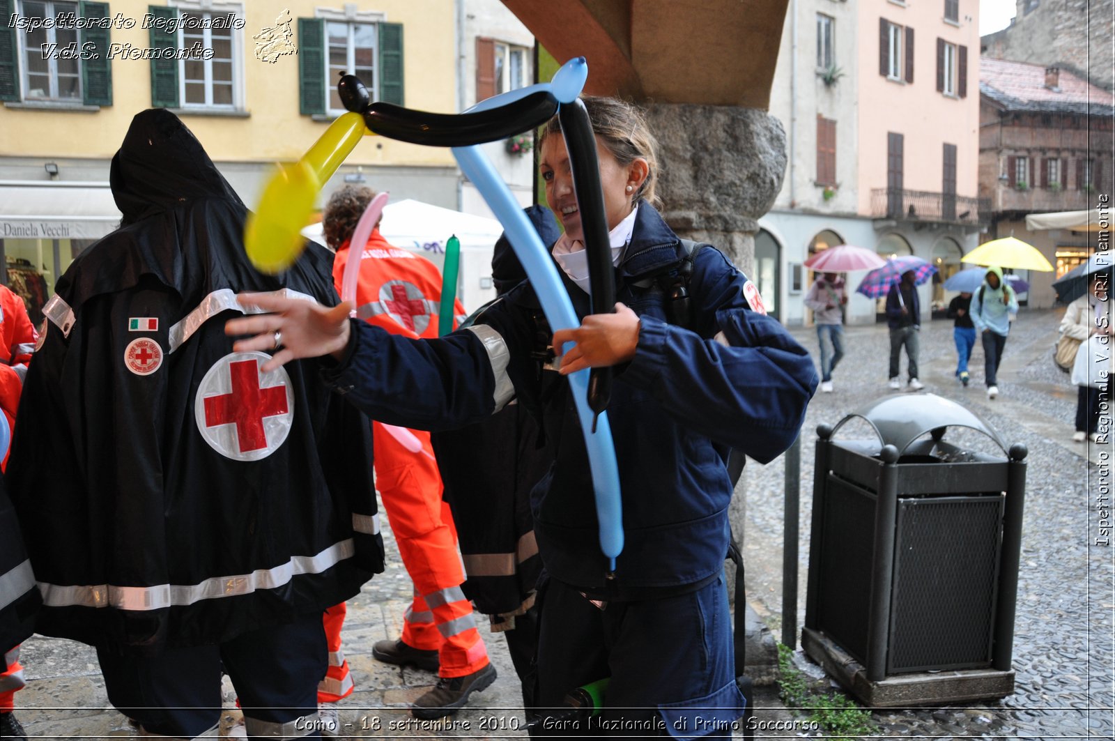 Como - 18 settembre 2010 - Gara Nazionale di Primo Soccorso -  Croce Rossa Italiana - Ispettorato Regionale Volontari del Soccorso Piemonte