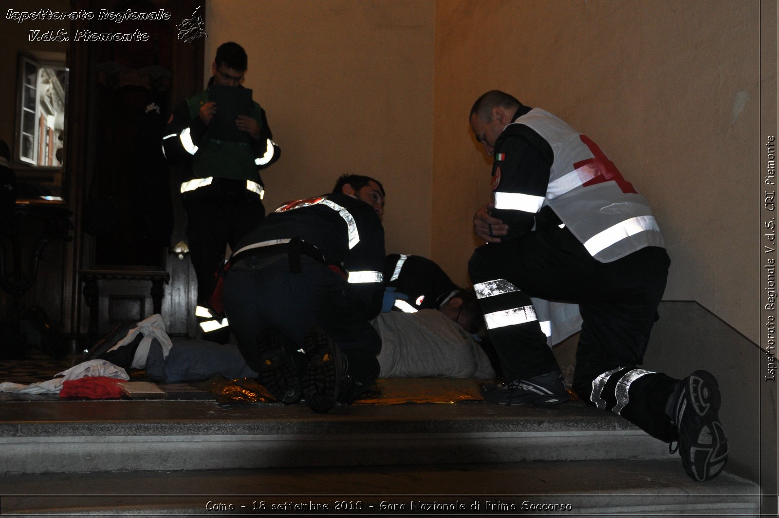 Como - 18 settembre 2010 - Gara Nazionale di Primo Soccorso -  Croce Rossa Italiana - Ispettorato Regionale Volontari del Soccorso Piemonte