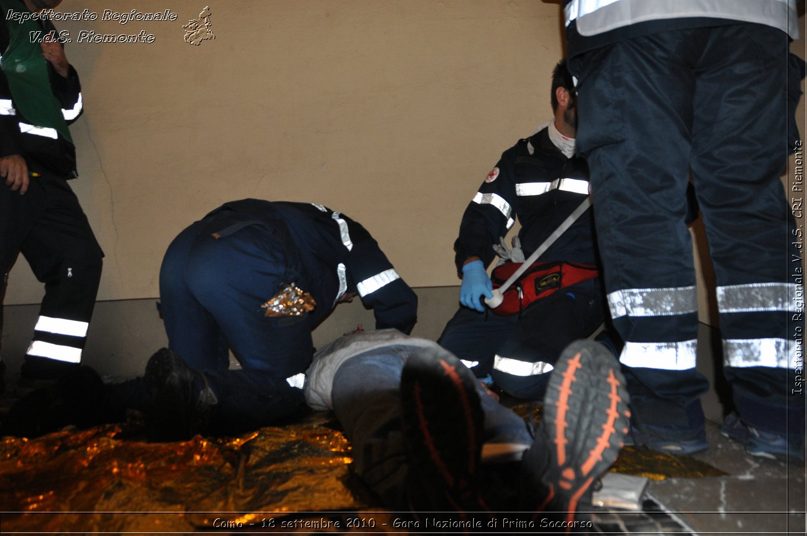 Como - 18 settembre 2010 - Gara Nazionale di Primo Soccorso -  Croce Rossa Italiana - Ispettorato Regionale Volontari del Soccorso Piemonte