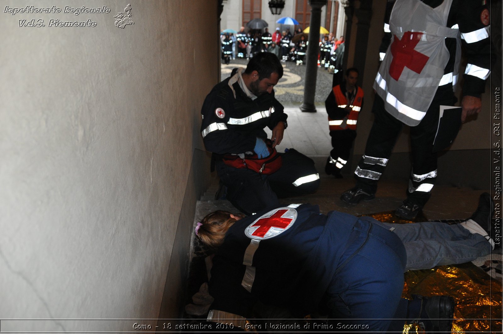 Como - 18 settembre 2010 - Gara Nazionale di Primo Soccorso -  Croce Rossa Italiana - Ispettorato Regionale Volontari del Soccorso Piemonte