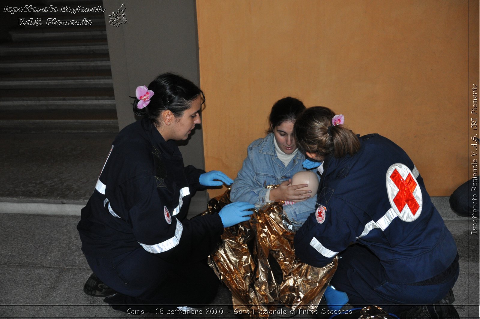 Como - 18 settembre 2010 - Gara Nazionale di Primo Soccorso -  Croce Rossa Italiana - Ispettorato Regionale Volontari del Soccorso Piemonte