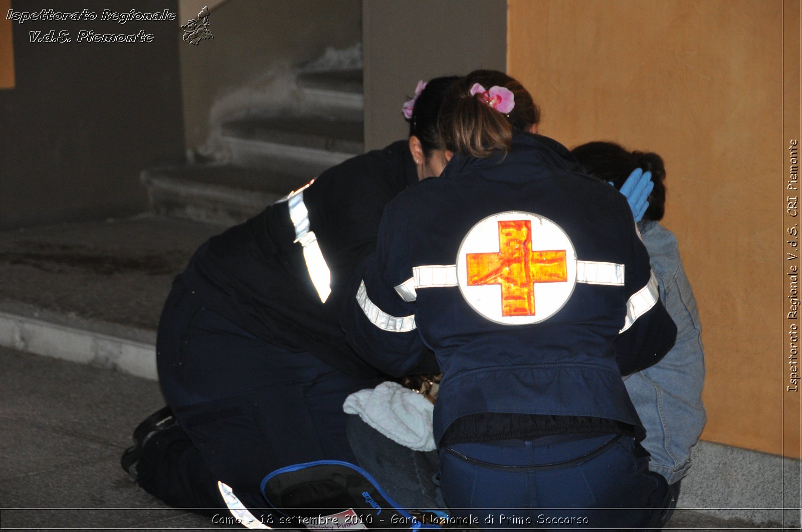 Como - 18 settembre 2010 - Gara Nazionale di Primo Soccorso -  Croce Rossa Italiana - Ispettorato Regionale Volontari del Soccorso Piemonte