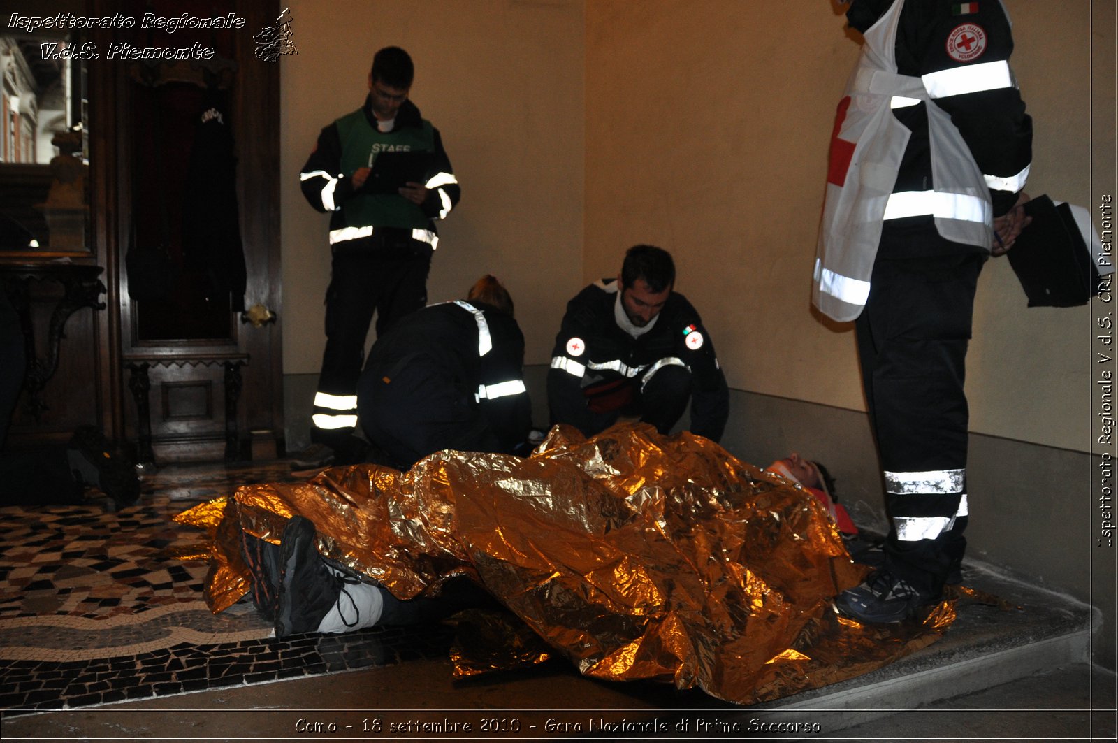 Como - 18 settembre 2010 - Gara Nazionale di Primo Soccorso -  Croce Rossa Italiana - Ispettorato Regionale Volontari del Soccorso Piemonte