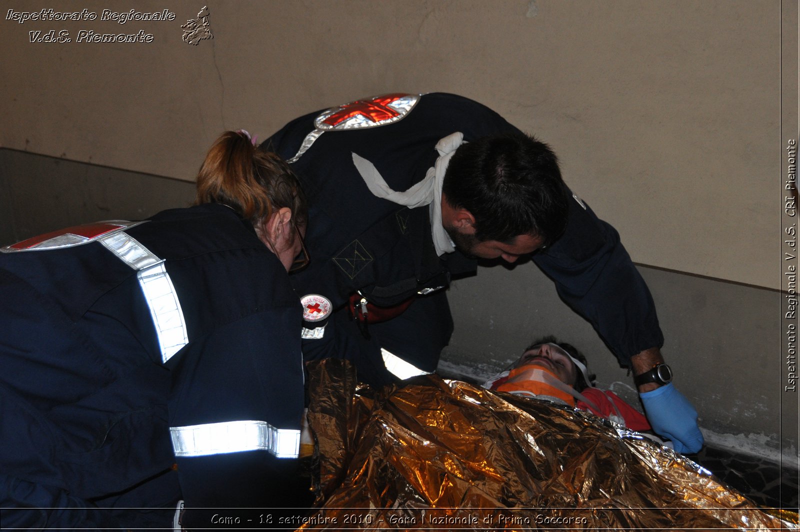 Como - 18 settembre 2010 - Gara Nazionale di Primo Soccorso -  Croce Rossa Italiana - Ispettorato Regionale Volontari del Soccorso Piemonte