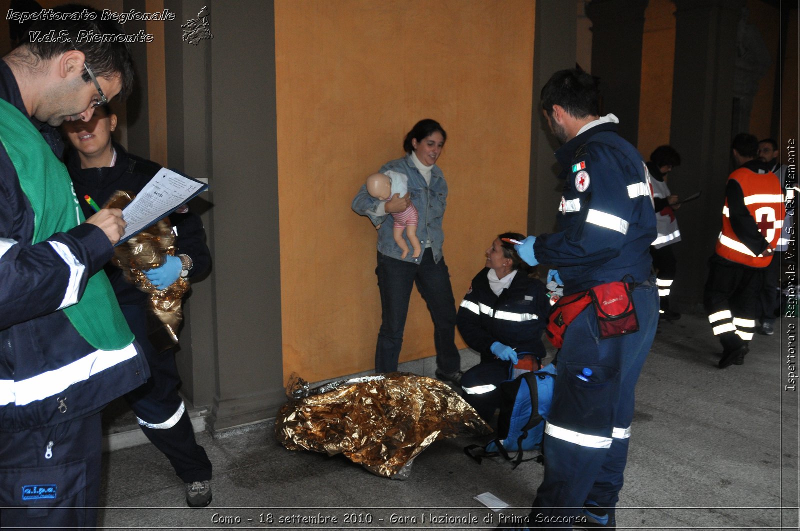 Como - 18 settembre 2010 - Gara Nazionale di Primo Soccorso -  Croce Rossa Italiana - Ispettorato Regionale Volontari del Soccorso Piemonte