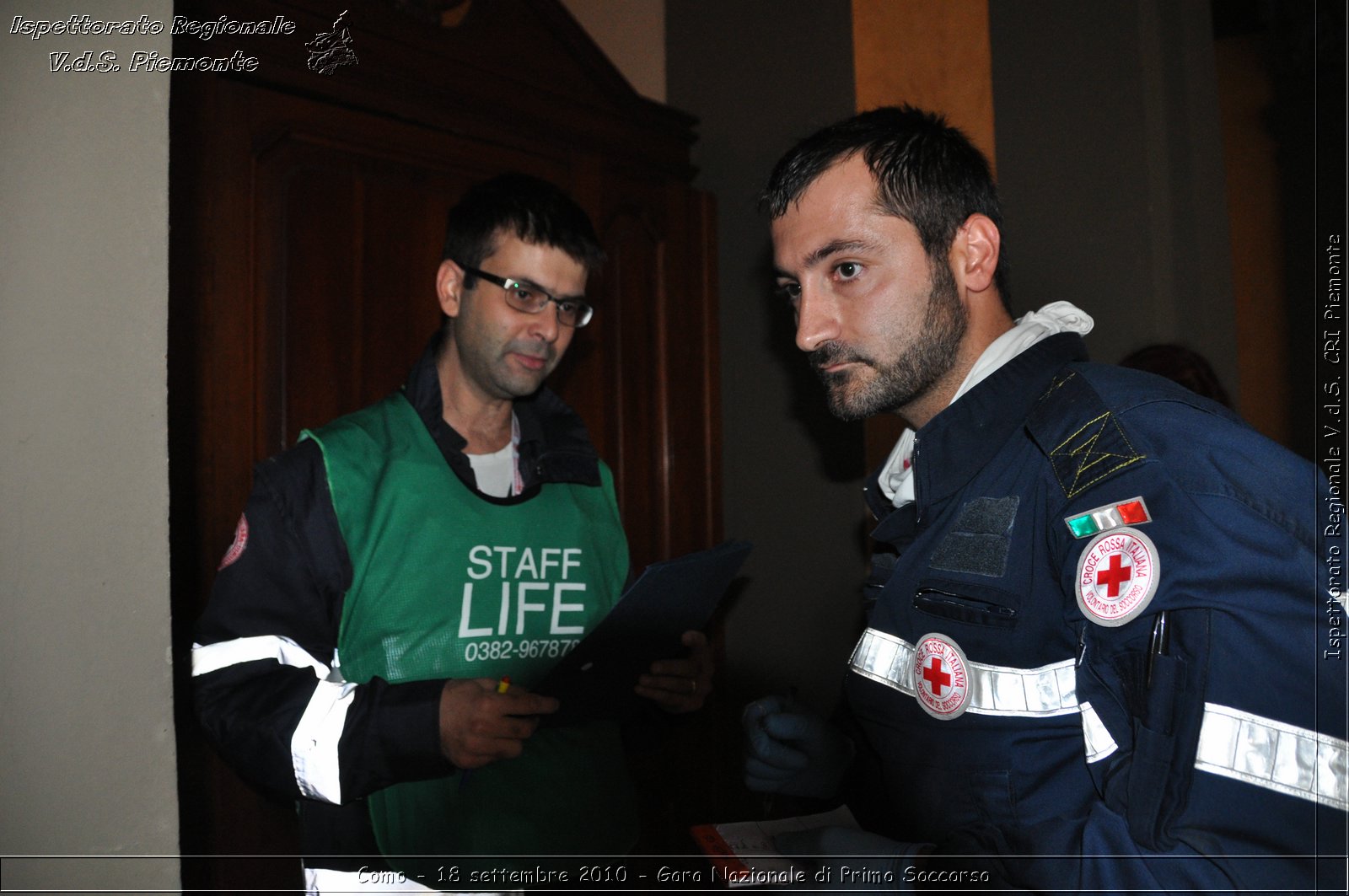 Como - 18 settembre 2010 - Gara Nazionale di Primo Soccorso -  Croce Rossa Italiana - Ispettorato Regionale Volontari del Soccorso Piemonte