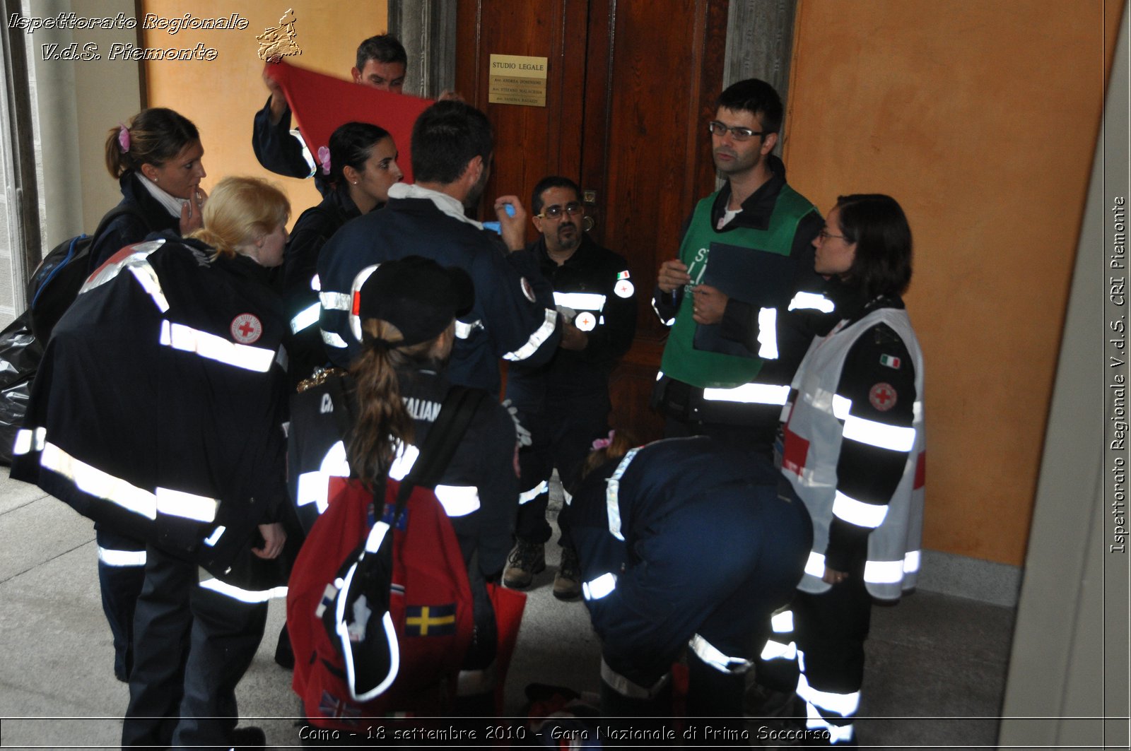 Como - 18 settembre 2010 - Gara Nazionale di Primo Soccorso -  Croce Rossa Italiana - Ispettorato Regionale Volontari del Soccorso Piemonte