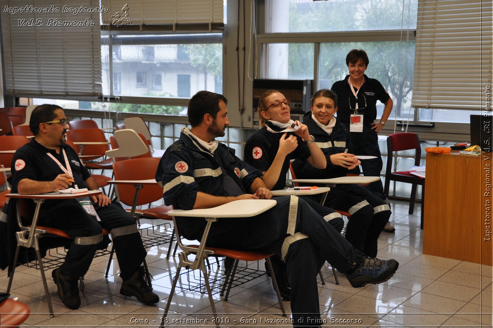 Como - 18 settembre 2010 - Gara Nazionale di Primo Soccorso -  Croce Rossa Italiana - Ispettorato Regionale Volontari del Soccorso Piemonte