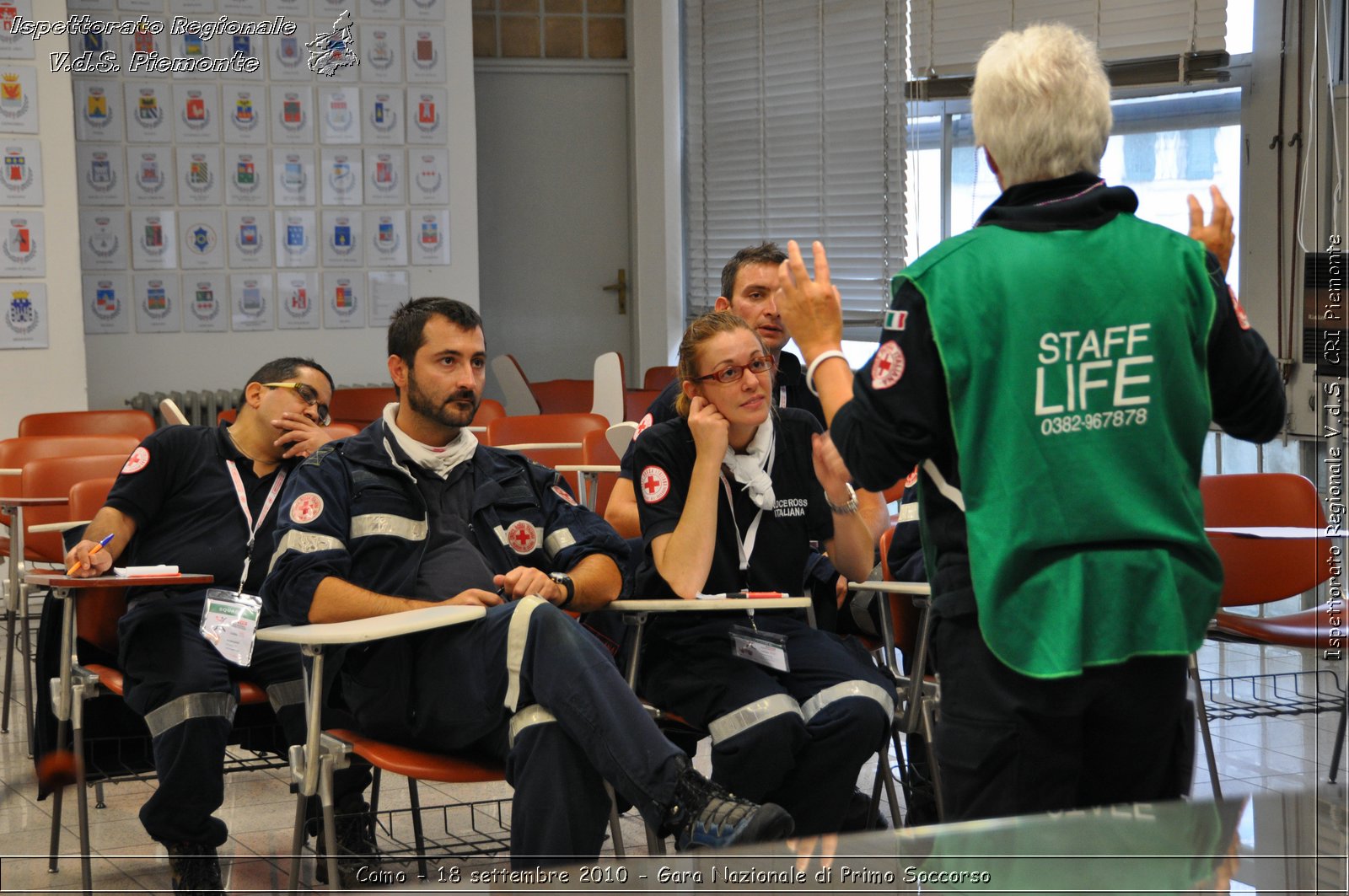 Como - 18 settembre 2010 - Gara Nazionale di Primo Soccorso -  Croce Rossa Italiana - Ispettorato Regionale Volontari del Soccorso Piemonte