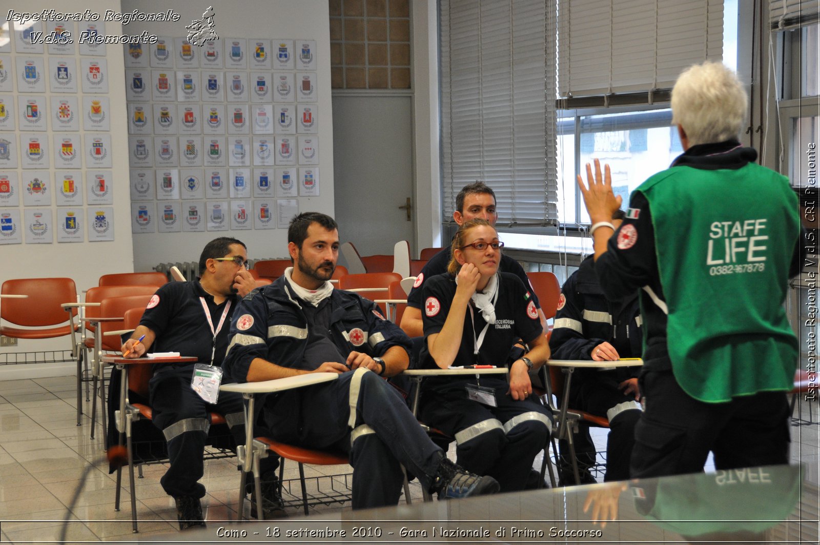 Como - 18 settembre 2010 - Gara Nazionale di Primo Soccorso -  Croce Rossa Italiana - Ispettorato Regionale Volontari del Soccorso Piemonte