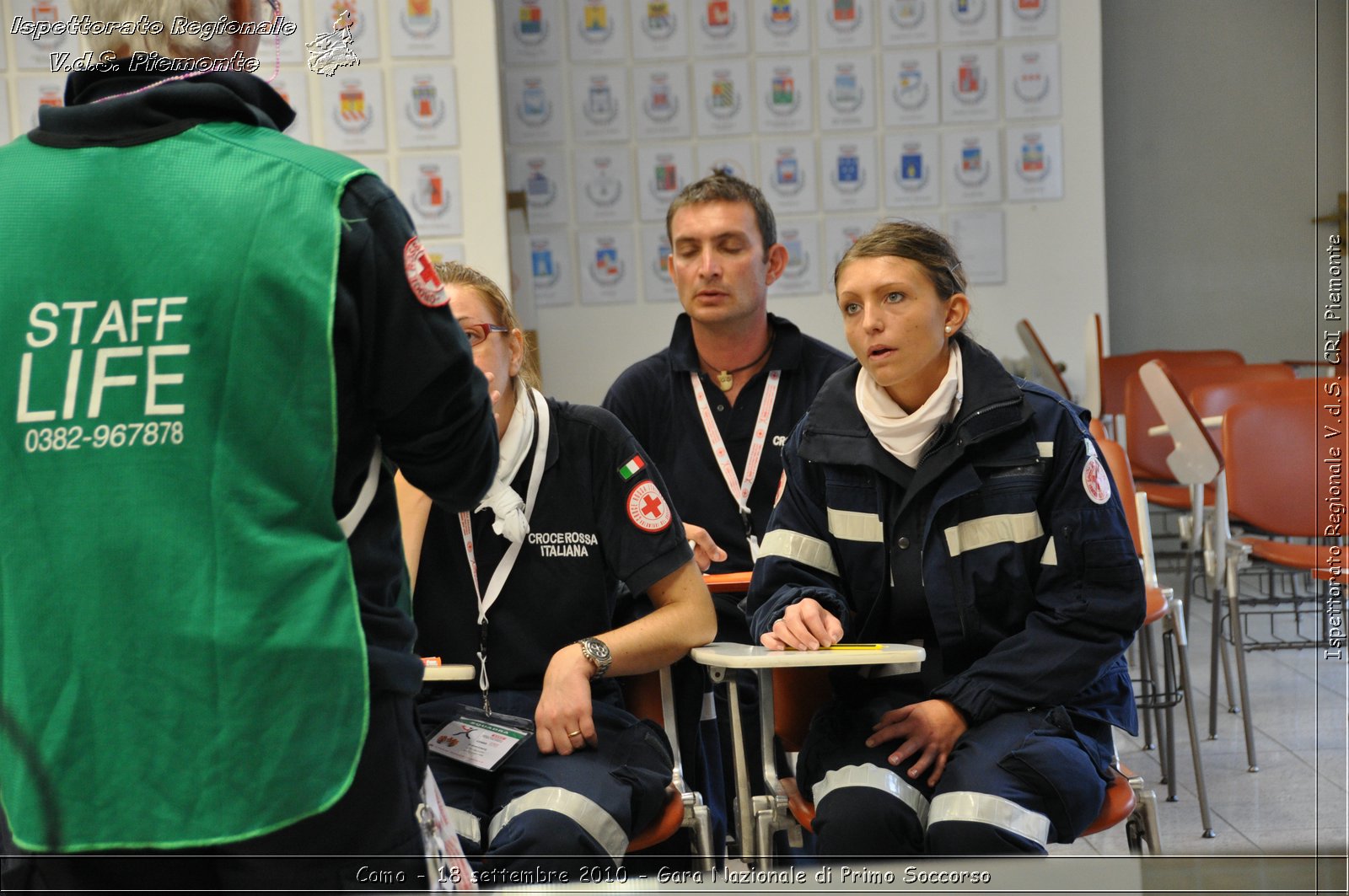 Como - 18 settembre 2010 - Gara Nazionale di Primo Soccorso -  Croce Rossa Italiana - Ispettorato Regionale Volontari del Soccorso Piemonte