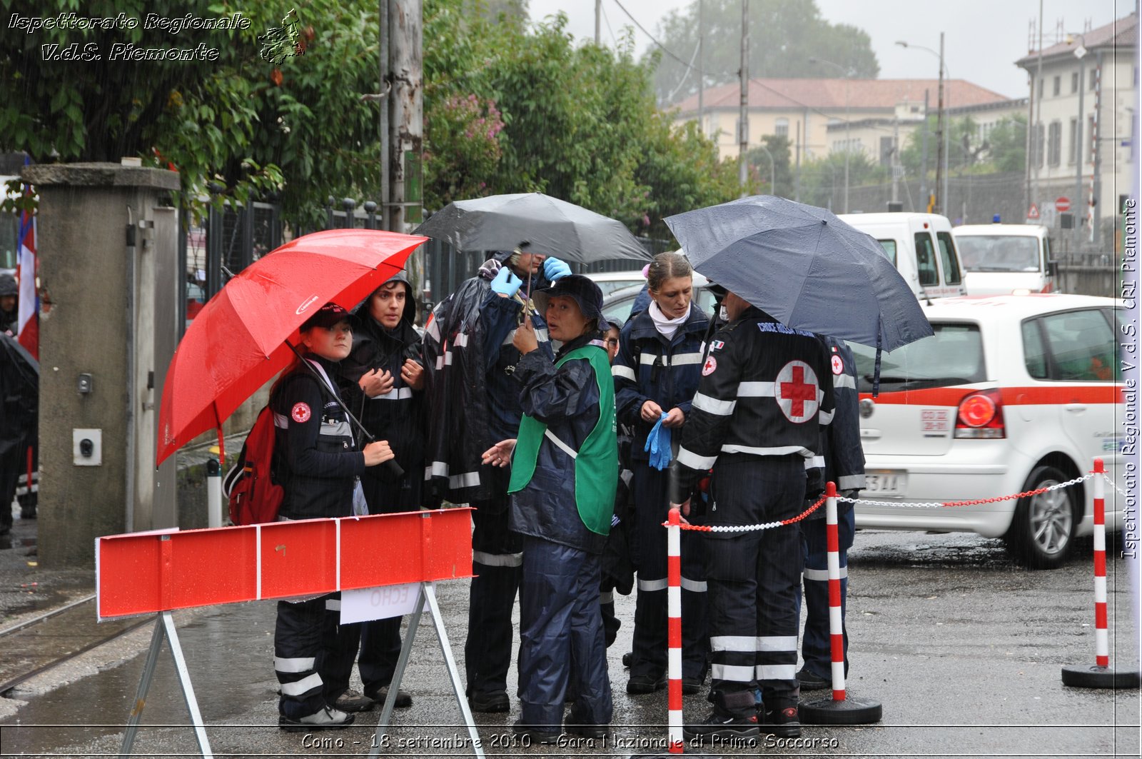 Como - 18 settembre 2010 - Gara Nazionale di Primo Soccorso -  Croce Rossa Italiana - Ispettorato Regionale Volontari del Soccorso Piemonte