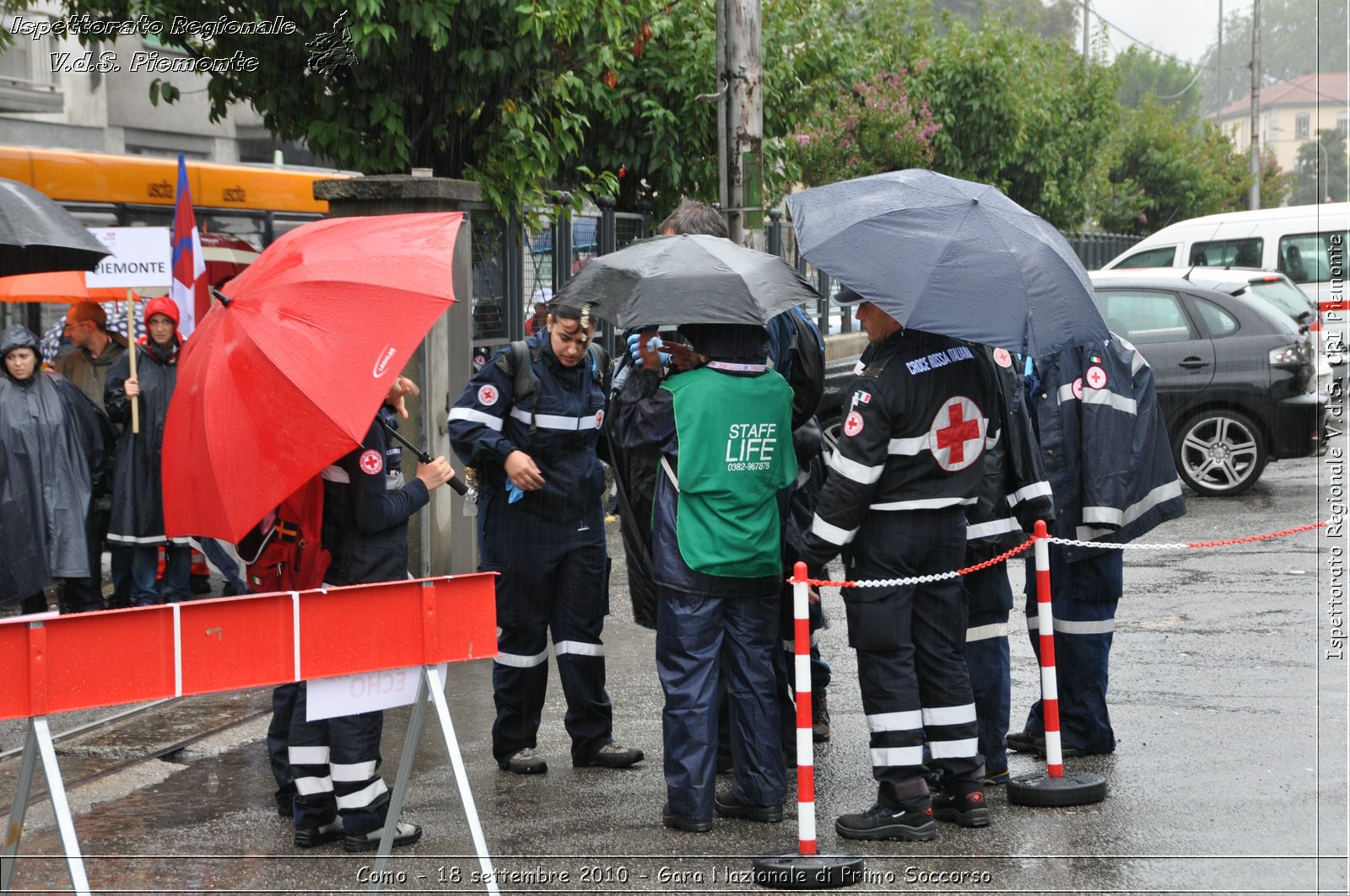 Como - 18 settembre 2010 - Gara Nazionale di Primo Soccorso -  Croce Rossa Italiana - Ispettorato Regionale Volontari del Soccorso Piemonte