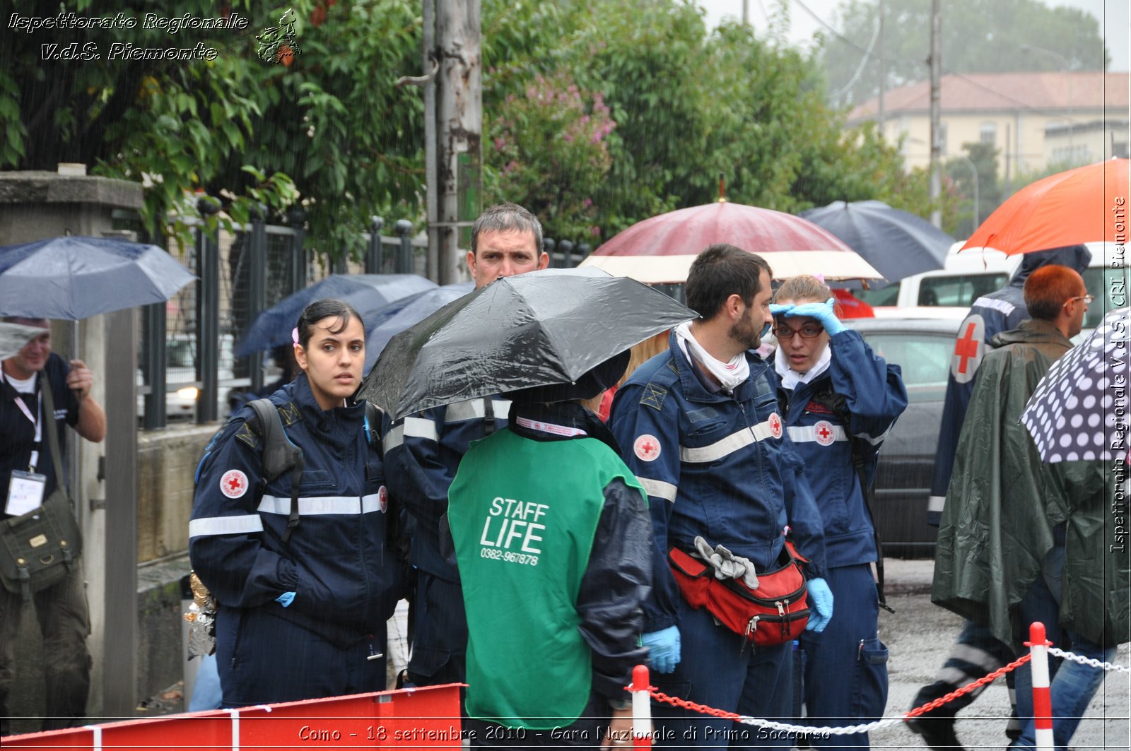 Como - 18 settembre 2010 - Gara Nazionale di Primo Soccorso -  Croce Rossa Italiana - Ispettorato Regionale Volontari del Soccorso Piemonte