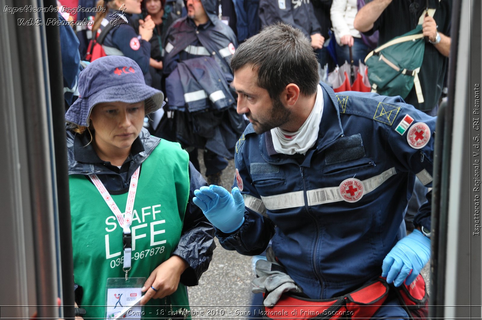 Como - 18 settembre 2010 - Gara Nazionale di Primo Soccorso -  Croce Rossa Italiana - Ispettorato Regionale Volontari del Soccorso Piemonte