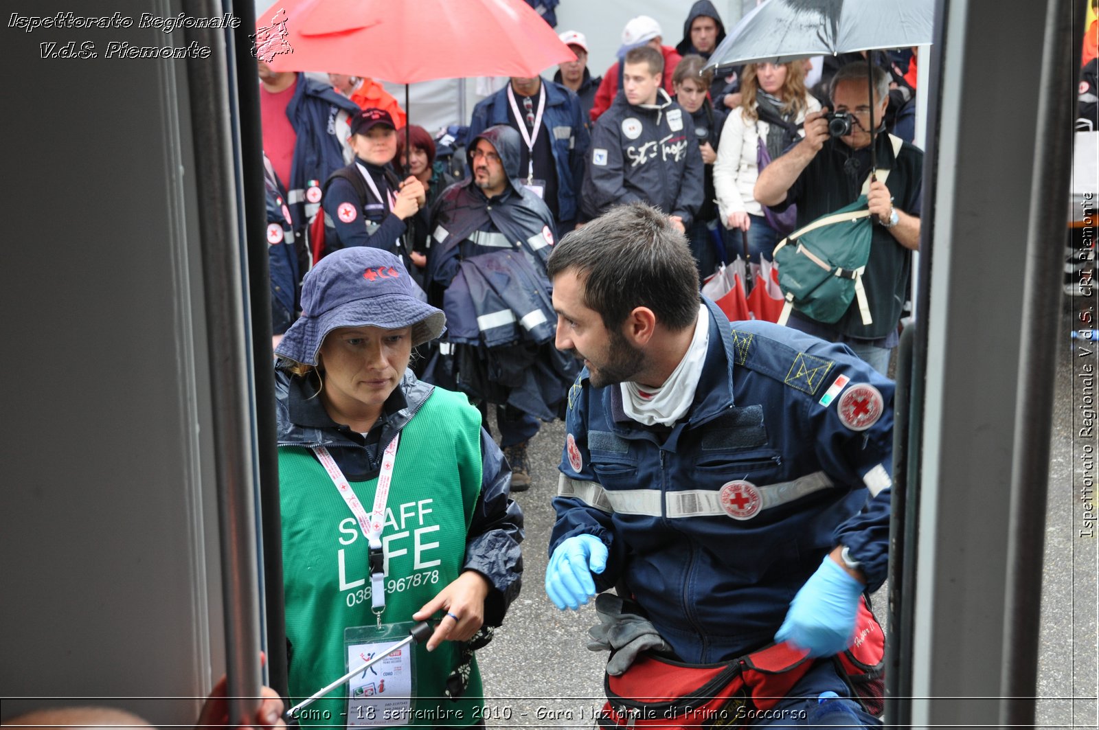 Como - 18 settembre 2010 - Gara Nazionale di Primo Soccorso -  Croce Rossa Italiana - Ispettorato Regionale Volontari del Soccorso Piemonte