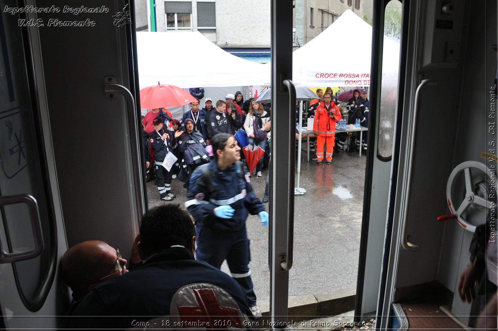 Como - 18 settembre 2010 - Gara Nazionale di Primo Soccorso -  Croce Rossa Italiana - Ispettorato Regionale Volontari del Soccorso Piemonte