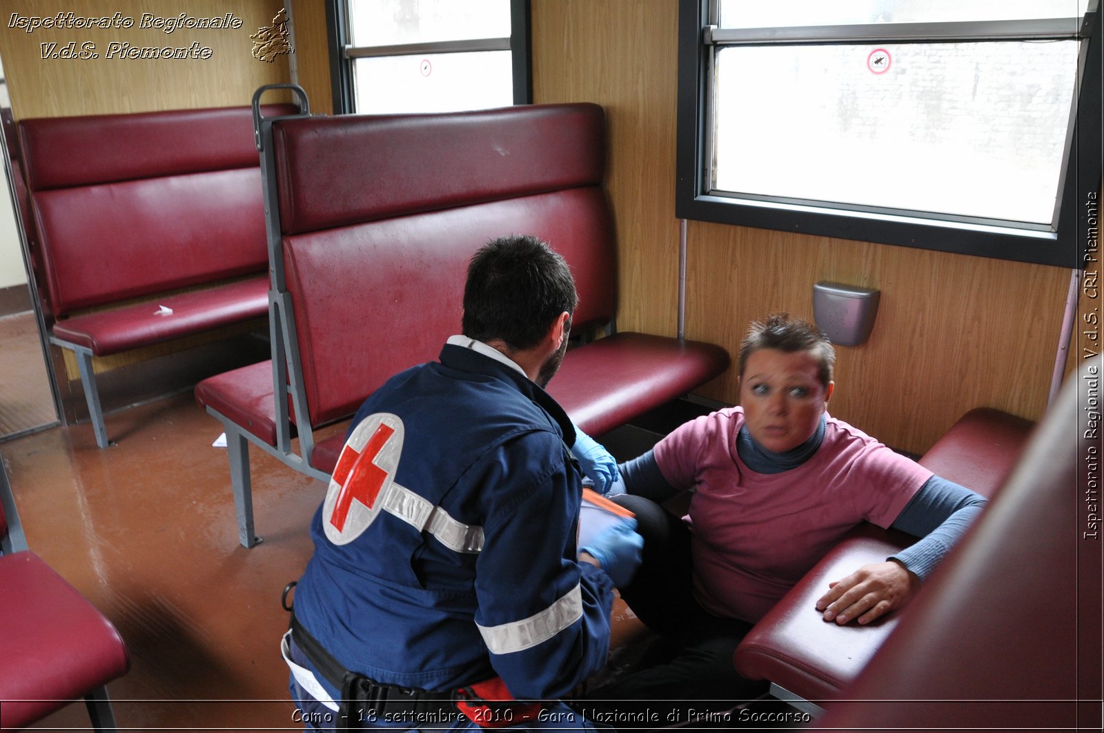 Como - 18 settembre 2010 - Gara Nazionale di Primo Soccorso -  Croce Rossa Italiana - Ispettorato Regionale Volontari del Soccorso Piemonte