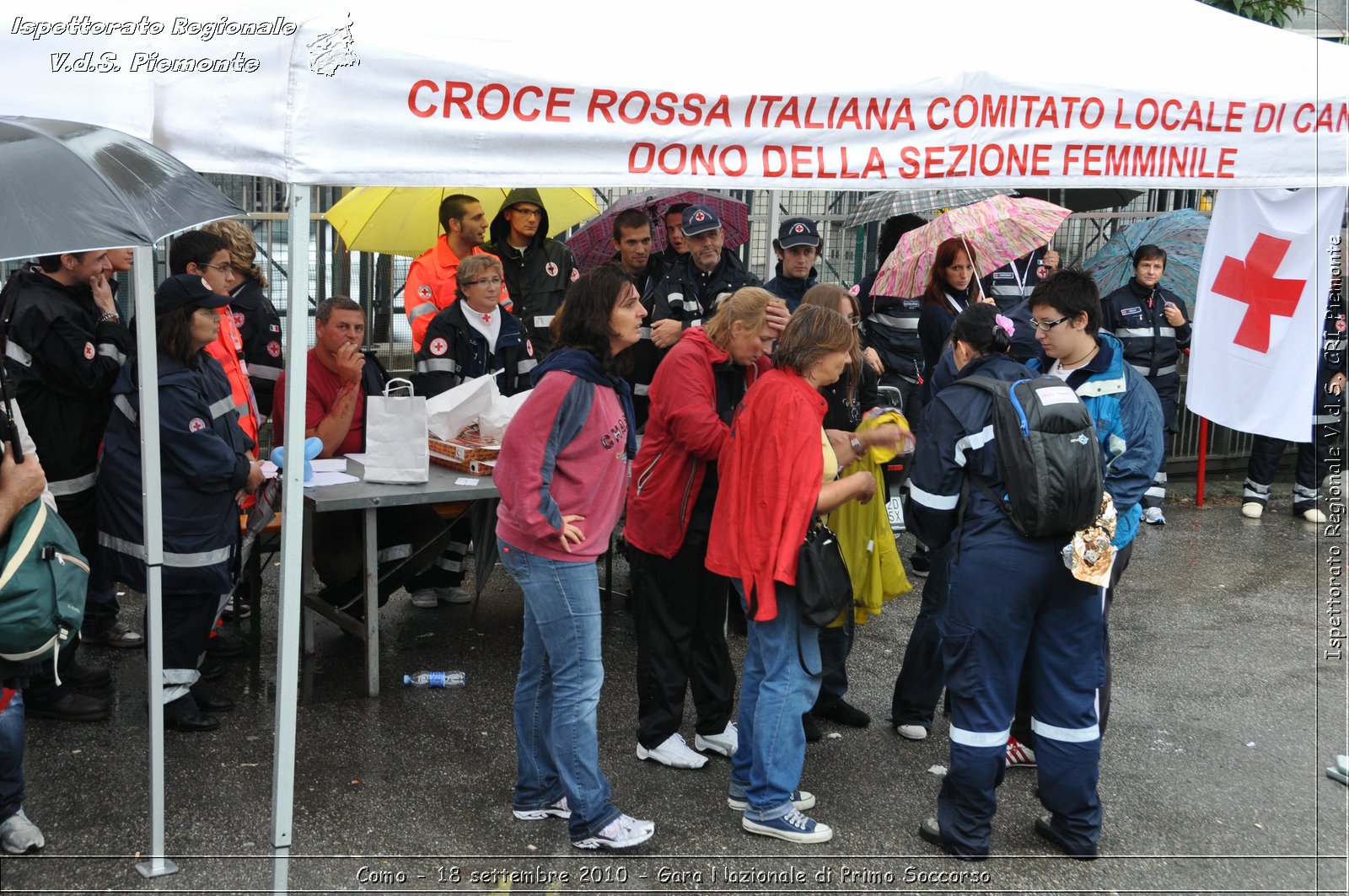 Como - 18 settembre 2010 - Gara Nazionale di Primo Soccorso -  Croce Rossa Italiana - Ispettorato Regionale Volontari del Soccorso Piemonte