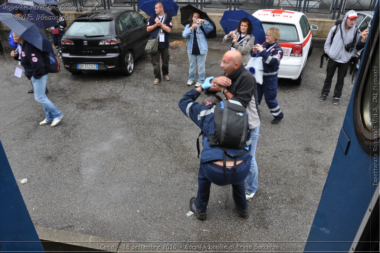 Como - 18 settembre 2010 - Gara Nazionale di Primo Soccorso -  Croce Rossa Italiana - Ispettorato Regionale Volontari del Soccorso Piemonte