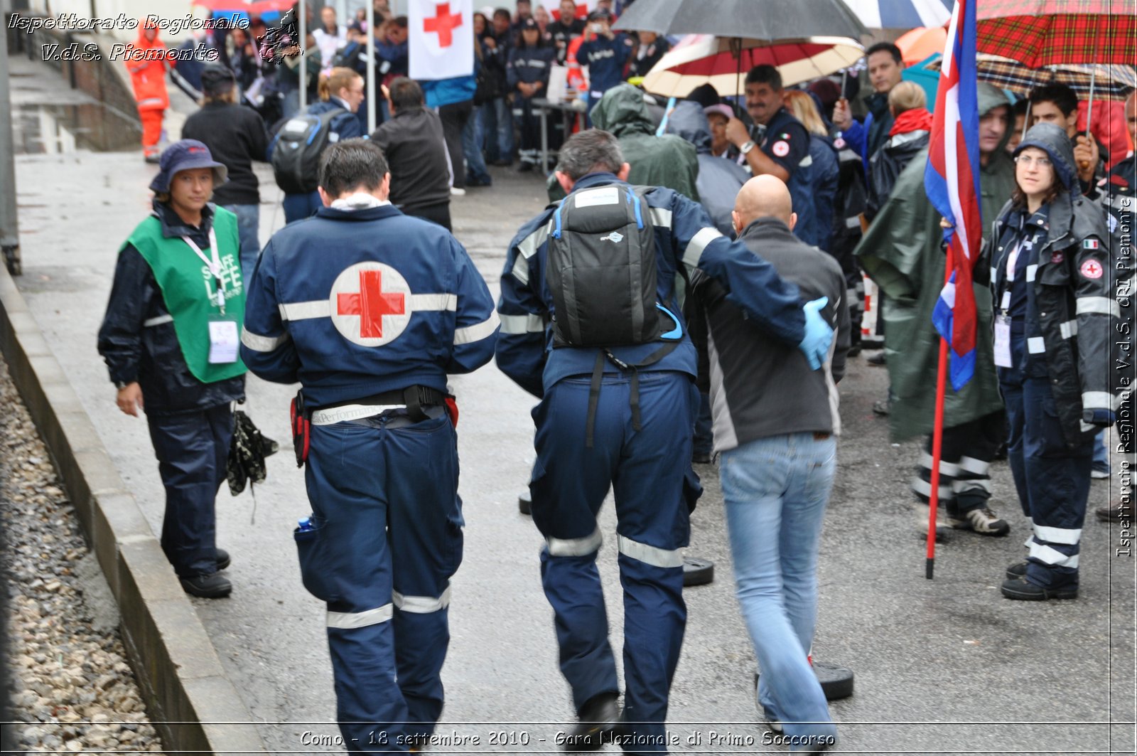 Como - 18 settembre 2010 - Gara Nazionale di Primo Soccorso -  Croce Rossa Italiana - Ispettorato Regionale Volontari del Soccorso Piemonte